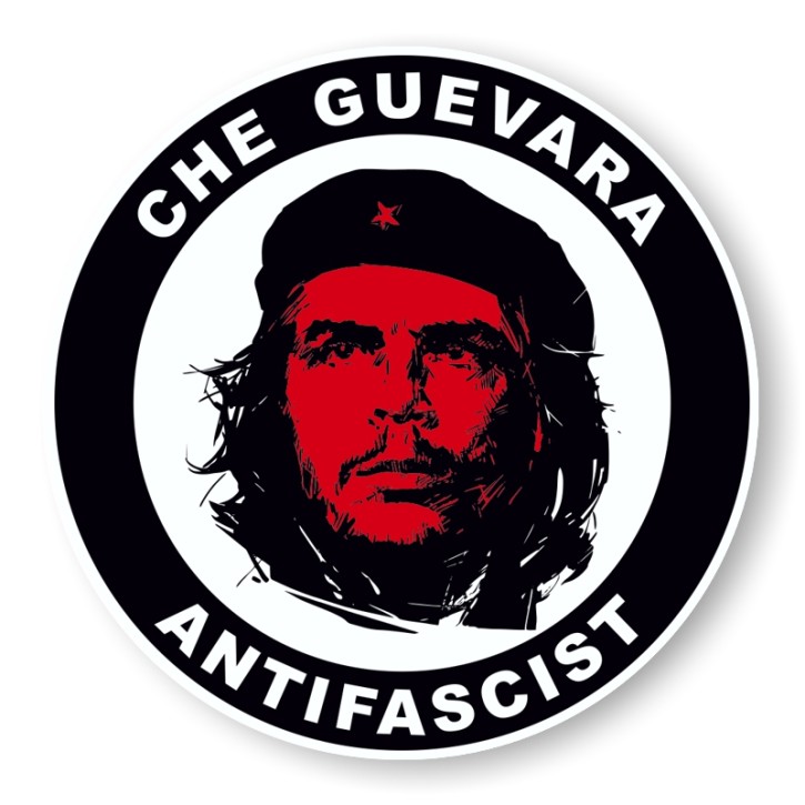 CHE GUEVARA ANTIFASCIST PVC AUFKLEBER