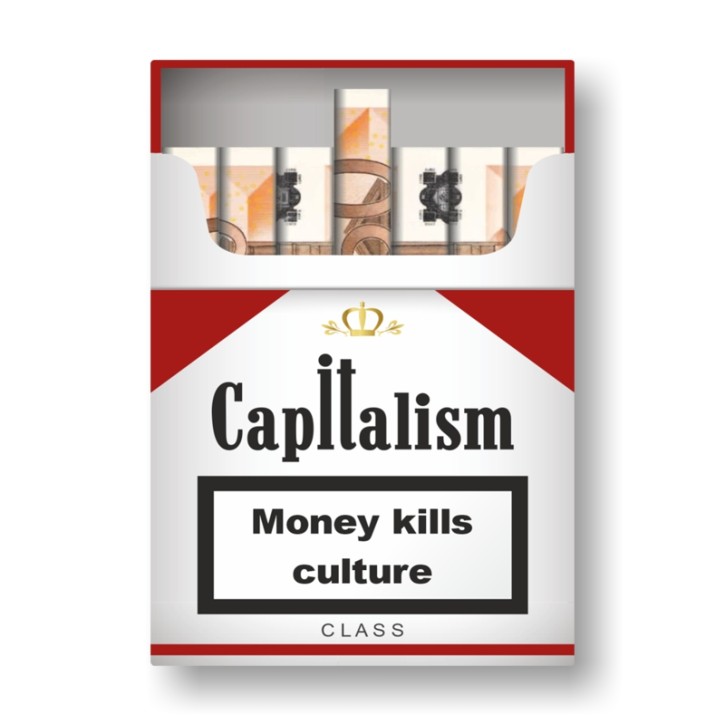 CAPITALISM PVC STICKER