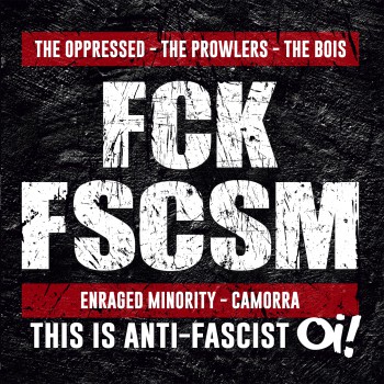 V/A FCK FSCSM This is antifascist OI! LP VINYL SCHWARZ