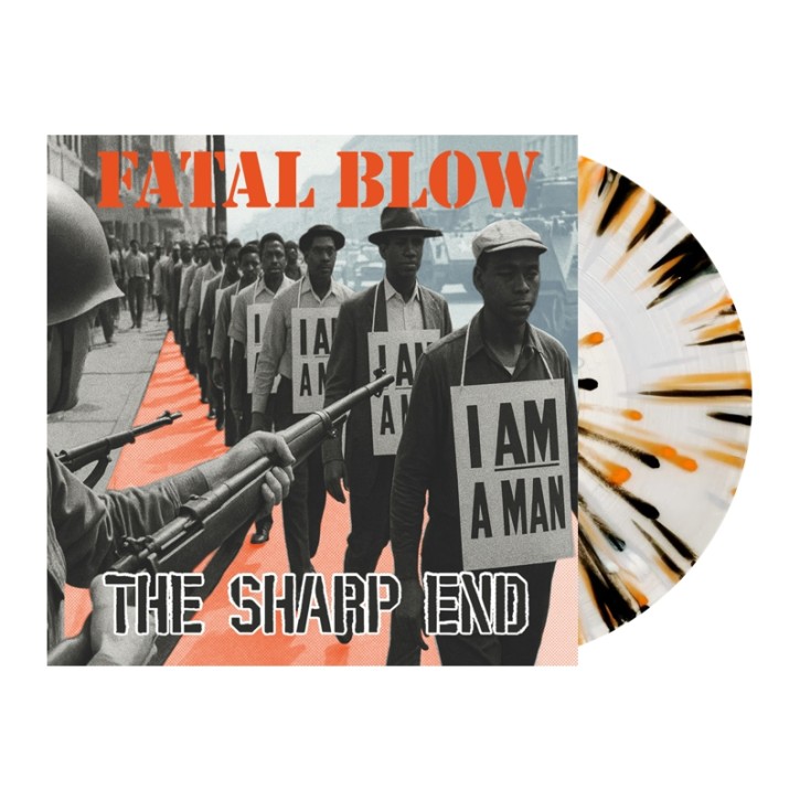FATAL BLOW THE SHARP END LP + CD SPLATTER