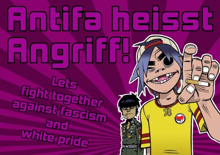 ANTIFA HEISST ANGRIFF STICKER (10 units)