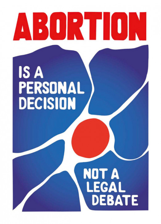ABORTION IS A PERSONAL DECISION STICKER (10 units)