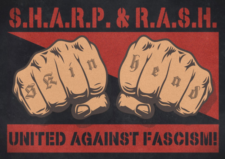 SHARP & RASH UNITED AGAINST RACISM STICKER (10 units)