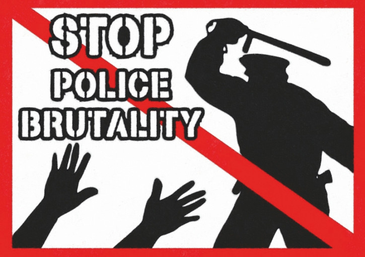STOP POLICE BRUTALITY STICKER (10 units)