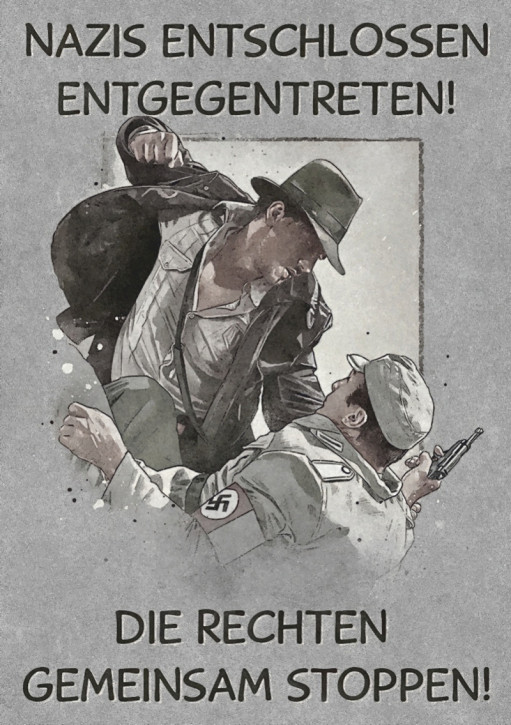 NAZIS ENTGEGENTRETEN STICKER (10 units)
