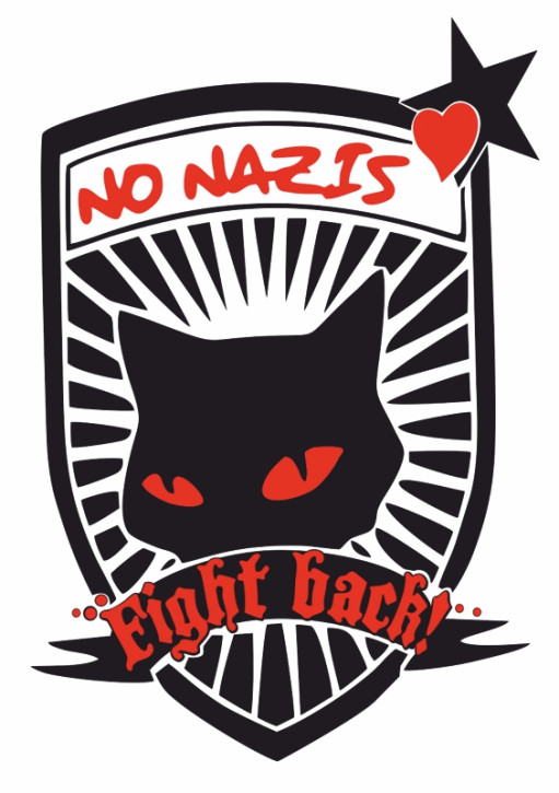 NO NAZIS FIGHT BACK STICKER (10 units)