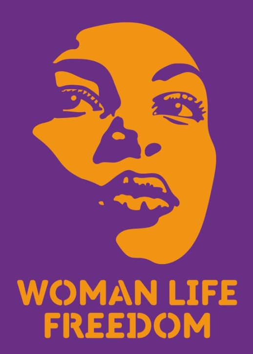 WOMAN LIFE FREEDOM STICKER (10 units)