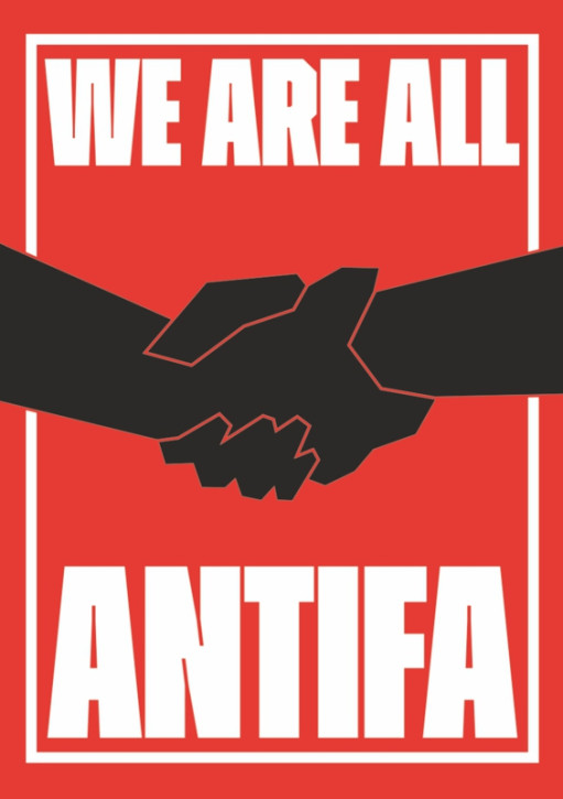 WE ARE ALL ANTIFA AUFKLEBER (10 Stück)