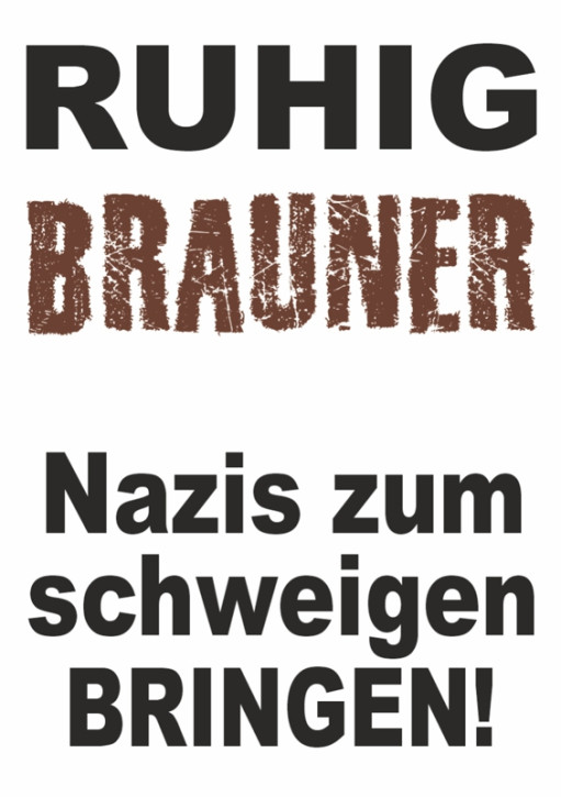 RUHIG BRAUNER STICKER (10 units)