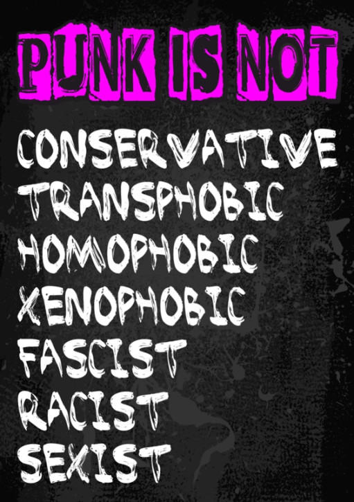 PUNK IS NOT STICKER (10 units)