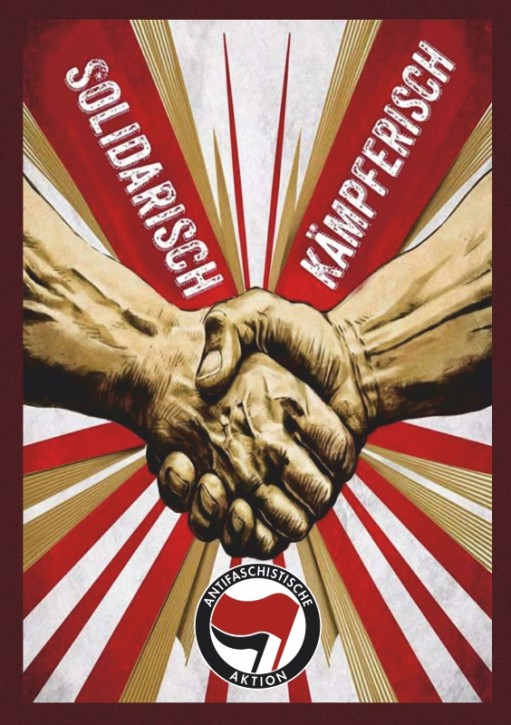 SOLIDARISCH KÄMPFERISCH STICKER (10 units)