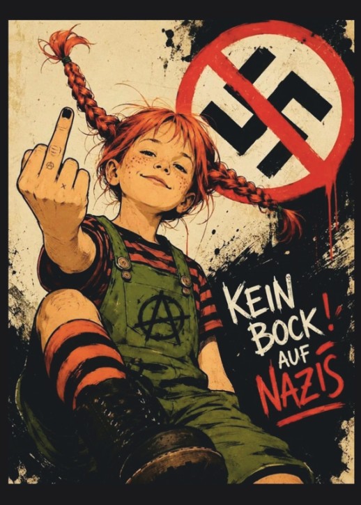 KEIN BOCK AUF NAZIS STICKER (10 units)