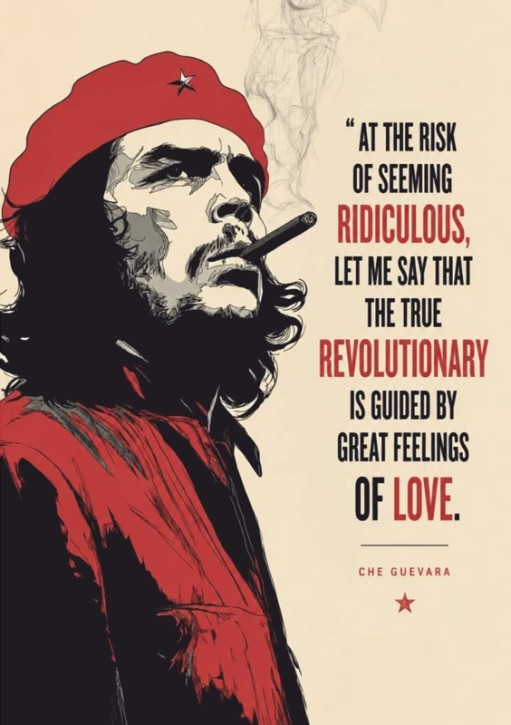TRUE REVOLUTIONARY (Che Guevara) STICKER (10 units)