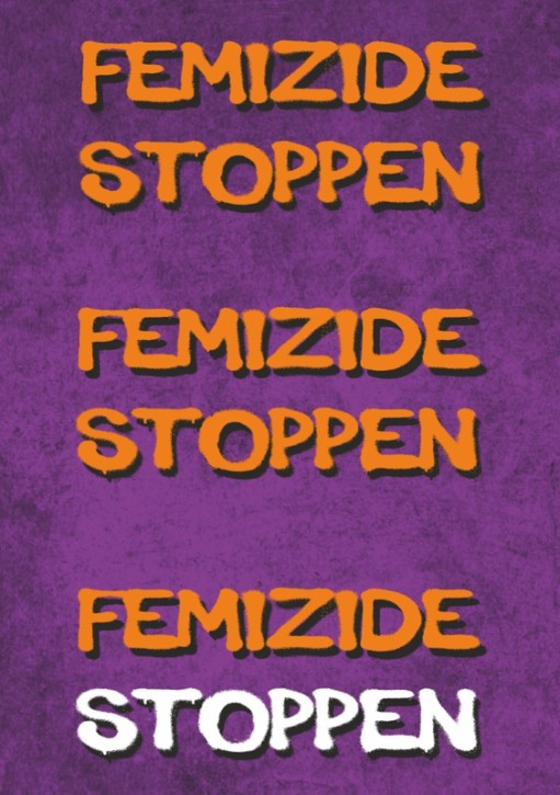 FEMIZIDE STOPPEN STICKER (10 units)