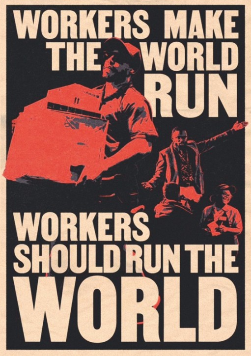 WORKERS MAKE THE WORLD RUN AUFKLEBER (10 Stück)