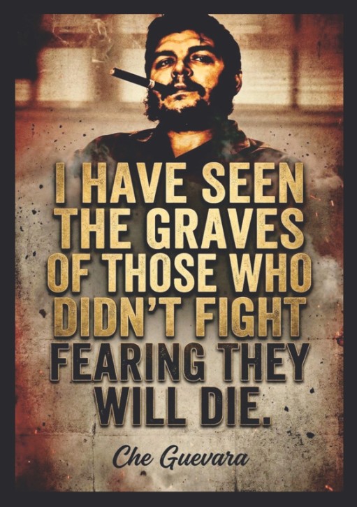 I HAVE SEEN THE GRAVES (Che Guevara) AUFKLEBER (10 STÜCK)