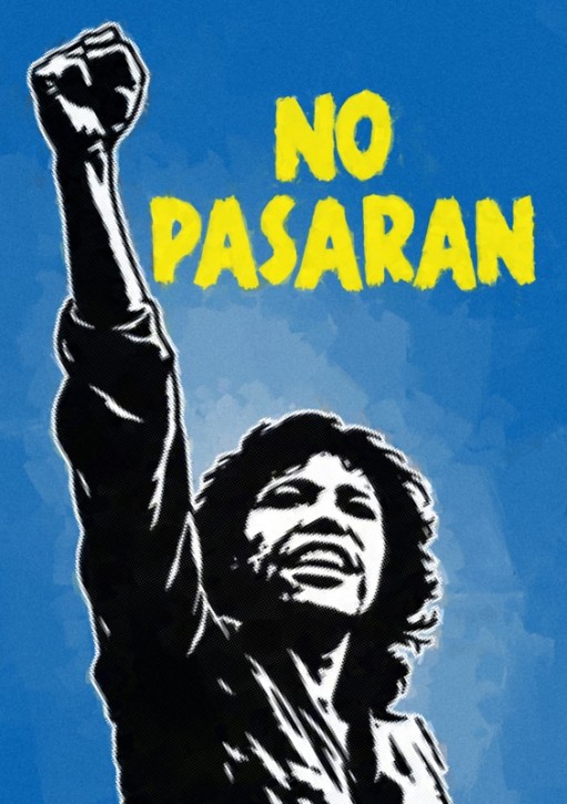 NO PASARAN STICKER (10 units)