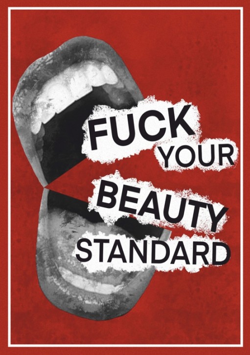 FUCK YOUR BEAUTY STANDARD STICKER (10 units)
