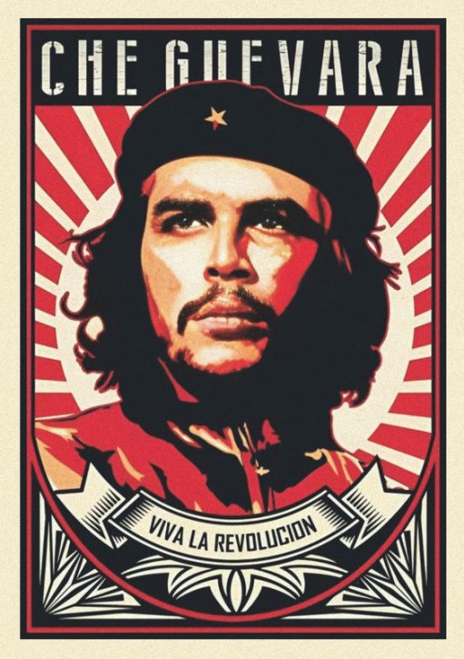 CHE GUEVARA VIVA LA REVOLUTION AUFKLEBER (10 units)