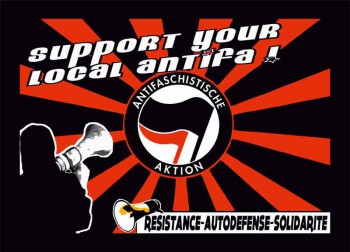 SUPPORT YOUR LOCAL ANTIFA STICKER (10 UNITS)