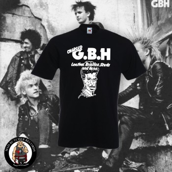 GBH LEATHER,BRISTLES,STUDS AND ACNE T-SHIRT