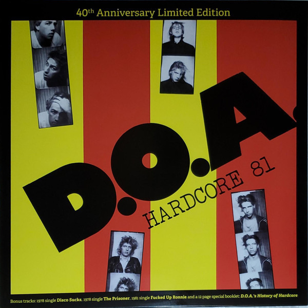 DOA - Hardcore '81  LP