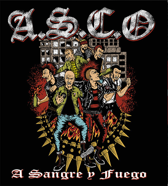 A.S.C.O ‎– A Sangre Y Fuego LP