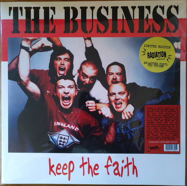 The Business – Keep The Faith LP (splatter vinyl)