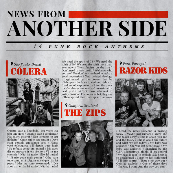 Cólera, The Zips, Razor Kids – News From Another Side LP