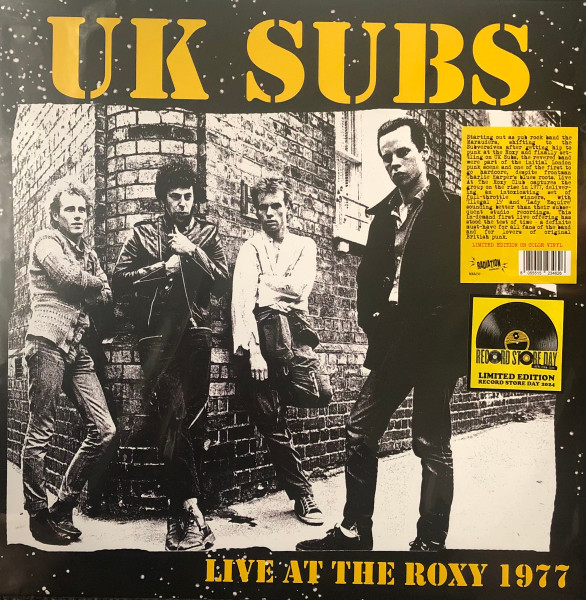UK Subs – Live At The Roxy 1977 LP