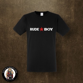 RUDE BOY REDSTAR T-SHIRT Black / 5XL