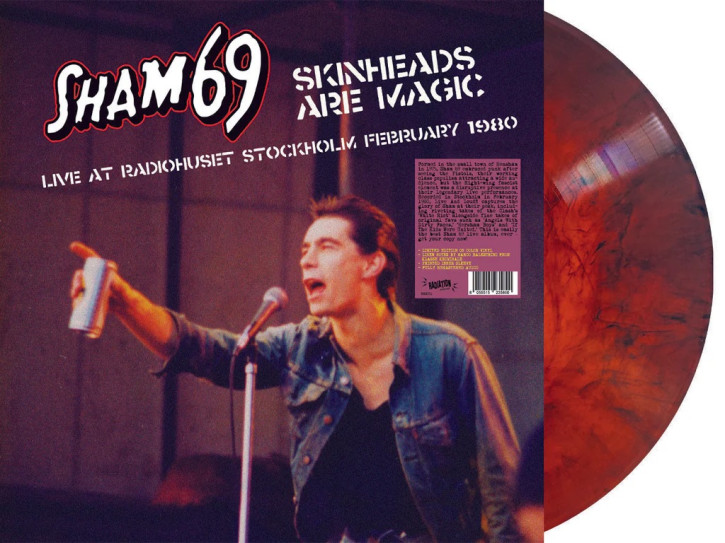 SHAM 69 - SKINHEADS ARE MAGIC - LIVE IN STOCKHOLM 02/02/1980 LP