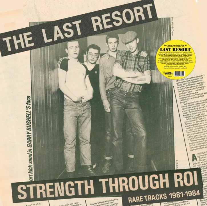 LAST RESORT - STRENGTH THROUGH ROI - RARE TRACKS 1981-1984 LP