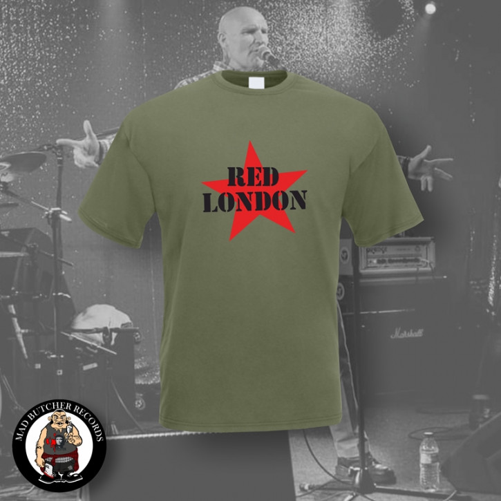 RED LONDON T-SHIRT XL / OLIVE