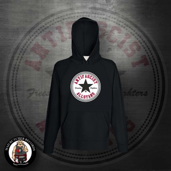 ANTIFASCIST ALLSTARS BLACK STAR HOOD Black / M