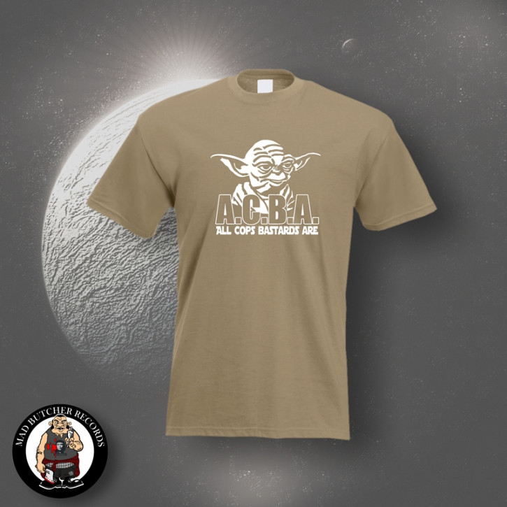 ALL COPS BASTARDS ARE (ACAB) T-SHIRT XL / BEIGE