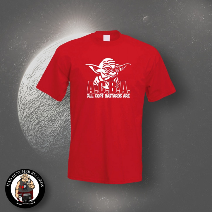 ALL COPS BASTARDS ARE (ACAB) T-SHIRT XL / red