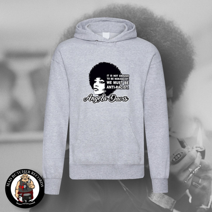 ANGELA DAVIS IT IS NOT ENOUGH HOOD grey / 4XL