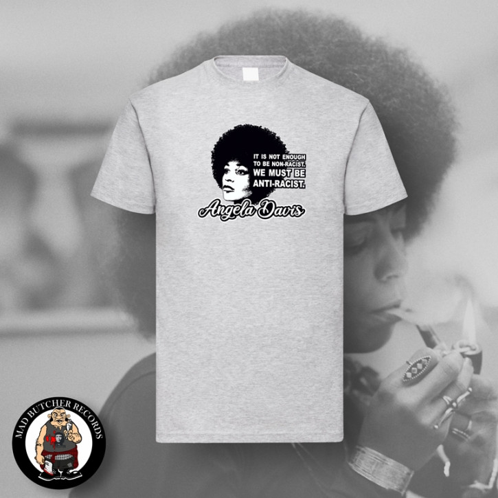 ANGELA DAVIS IS IT NOT ENOUGH T-SHIRT M / grey