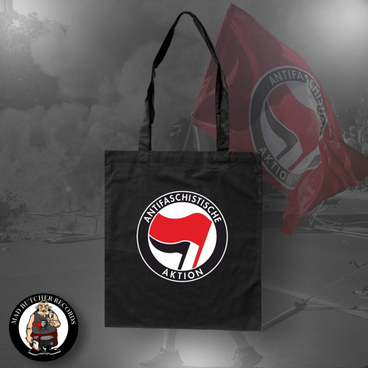 ANTIFASCHISTISCHE AKTION BAG RED/BLACK