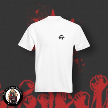 ANARCHY LOGO SMALL T-SHIRT WEISS / 5XL