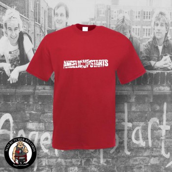 ANGELIC UPSTARTS LOGO SHIRT L / red