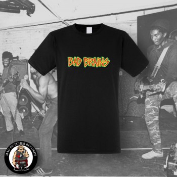 BAD BRAINS REGGAE LOGO T-SHIRT SCHWARZ / S
