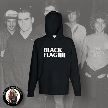 BLACK FLAG LOGO KAPU SCHWARZ / 4XL