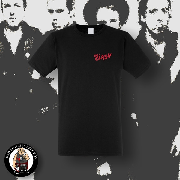 THE CLASH SMALL LOGO T-SHIRT Black / 4XL