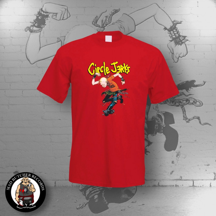 CIRCLE JERKS DANCE T-SHIRT XXL / ROT