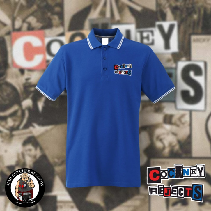 COCKNEY REJECTS POLO XXL / ROYALBLUE