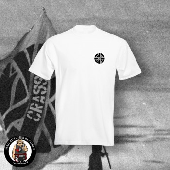 CRASS LOGO SMALL T-SHIRT WEISS / 4XL