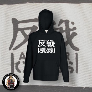 CRASS ANTI WAR HOOD Black / L
