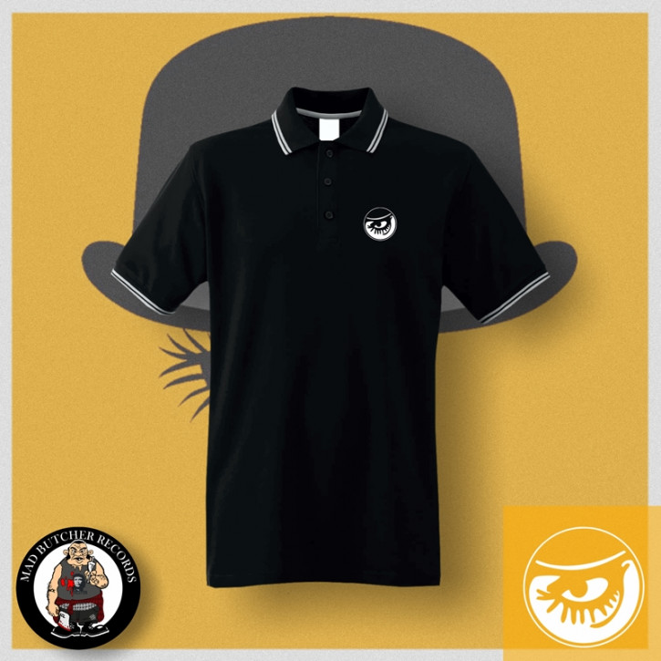 CLOCKWORK EYE POLO SCHWARZ / XXL